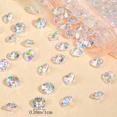 150pcs 10mm Acrylic Filling Artificial Diamond Jewelry Decoration