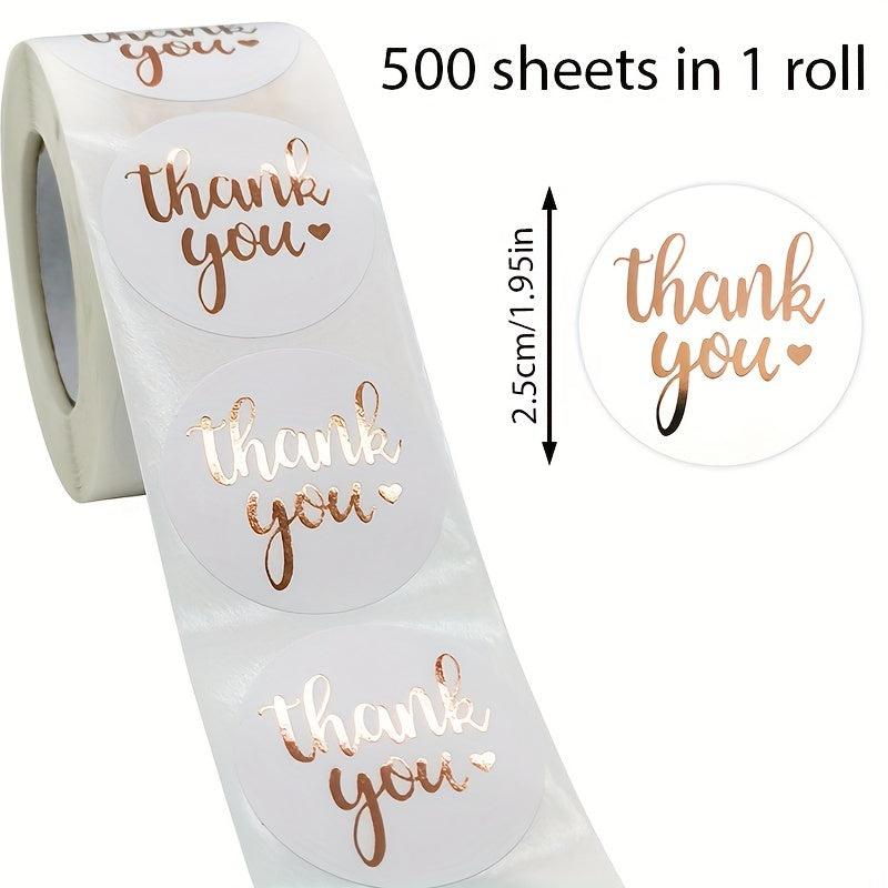 Thank You Stickers for Small Business - 1 Roll
