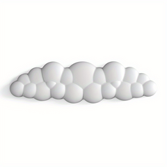 Cloud Keyboard Wrist Rest Memory Foam Breathable PU Material
