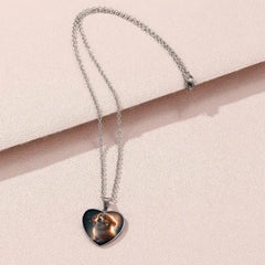 Puppy Love Heart Pendant Necklace for Girls