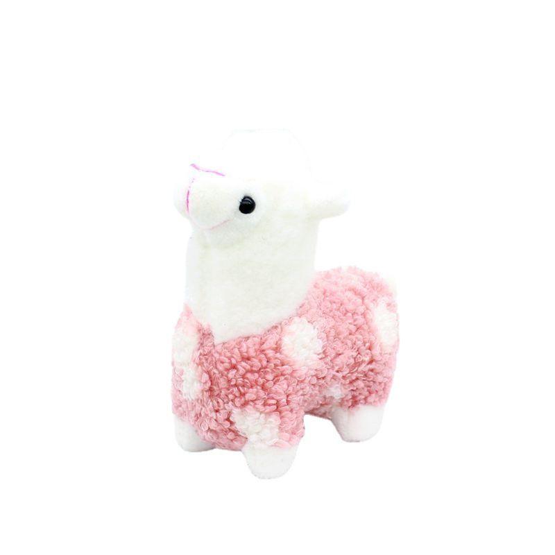 Alpaca Charms Lamb Doll Key Ring Pendants
