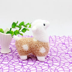 Alpaca Charms Lamb Doll Key Ring Pendants
