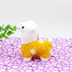 Alpaca Charms Lamb Doll Key Ring Pendants