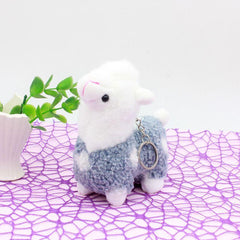 Alpaca Charms Lamb Doll Key Ring Pendants