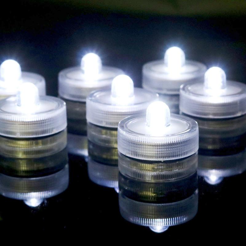 Submersible LED Lights Waterproof Tea Lights Submersible Pool Lights