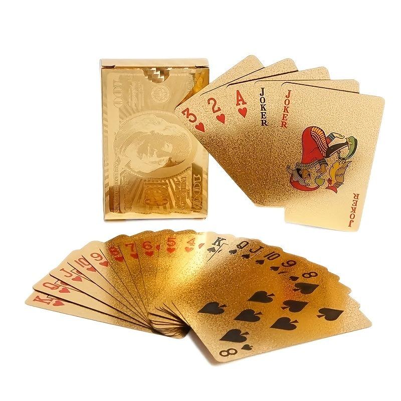 Waterproof PVC Playing Cards Solitaire Deck For Poker & Games