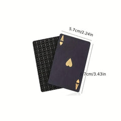 Waterproof PVC Playing Cards Solitaire Deck For Poker & Games