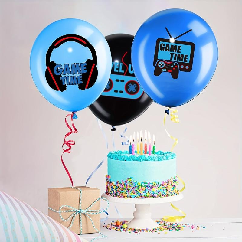 18pcs Video Game Party Balloons Set Game Birthday Party Decorations