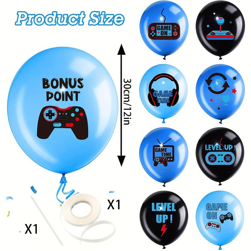 18pcs Video Game Party Balloons Set Game Birthday Party Decorations