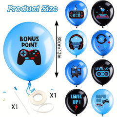 18pcs Video Game Party Balloons Set Game Birthday Party Decorations