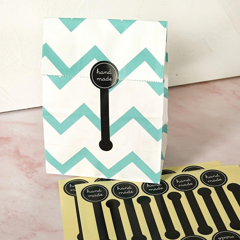 100pcs Lollipop Shape Sealing Stickers for Scrapbooking Baking Gift Wrapping