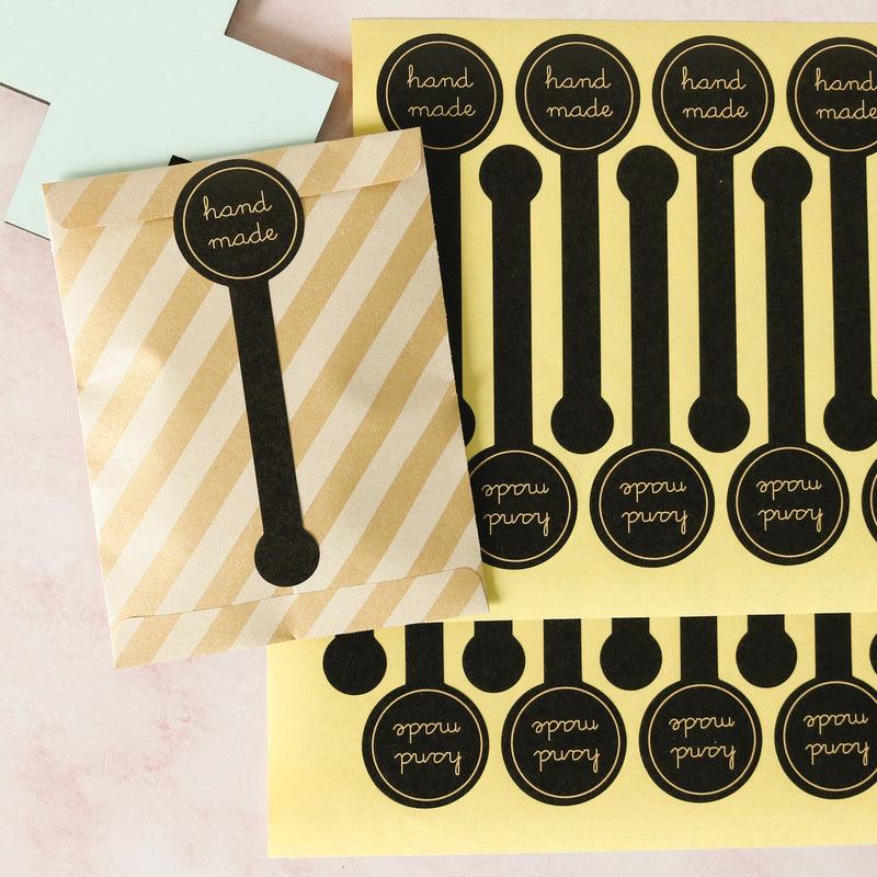 100pcs Lollipop Shape Sealing Stickers for Scrapbooking Baking Gift Wrapping