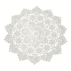Vintage Tassel Hotel Oval Mat Tablecloth TV Machine Table Lace Cloth