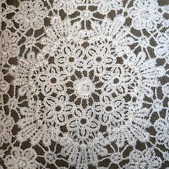 Vintage Tassel Hotel Oval Mat Tablecloth TV Machine Table Lace Cloth