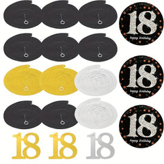 Birthday Party PVC Spiral Charm 18th Birthday Decoration