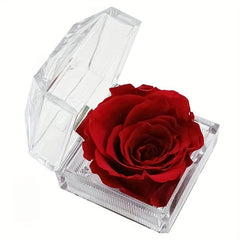 Eternal Red Rose Crystal Acrylic Never Withered Rose for Christmas Anniversary