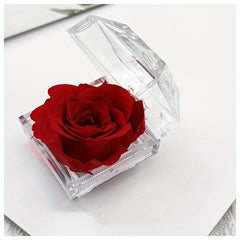 Eternal Red Rose Crystal Acrylic Never Withered Rose for Christmas Anniversary