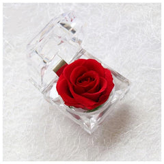Eternal Red Rose Crystal Acrylic Never Withered Rose for Christmas Anniversary