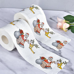Funny Christmas Pattern Soft Toilet Paper Roll