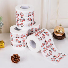 Funny Christmas Pattern Soft Toilet Paper Roll