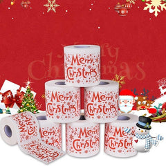 Funny Christmas Pattern Soft Toilet Paper Roll