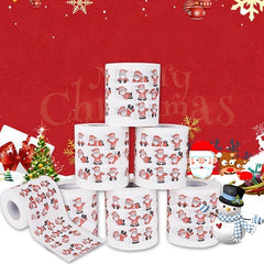 Funny Christmas Pattern Soft Toilet Paper Roll