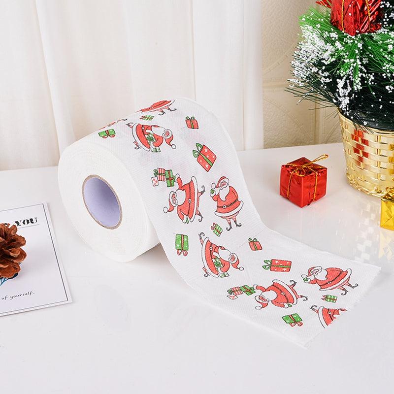 Funny Christmas Pattern Soft Toilet Paper Roll