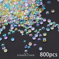 800pcs Colorful Mini Artificial Diamond Sprinkle Confetti Party Decoration