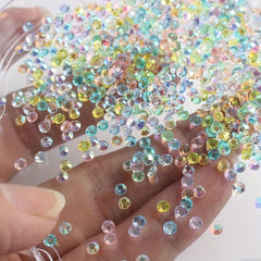 800pcs Colorful Mini Artificial Diamond Sprinkle Confetti Party Decoration