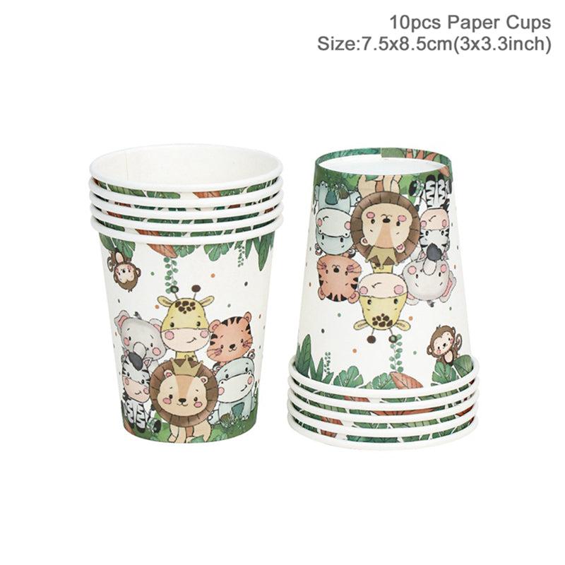 Host a Jungle Animal Party with Wild Tableware Decorations