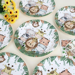 Host a Jungle Animal Party with Wild Tableware Decorations