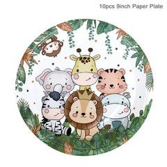 Host a Jungle Animal Party with Wild Tableware Decorations