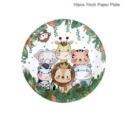 Host a Jungle Animal Party with Wild Tableware Decorations