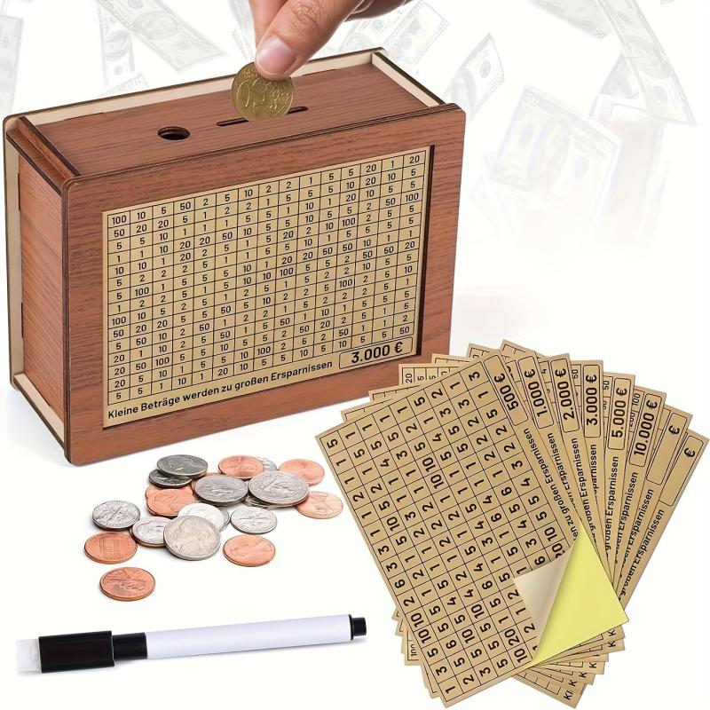 Wooden Money Box Money Box Money Box With Digital Cross Money Bo