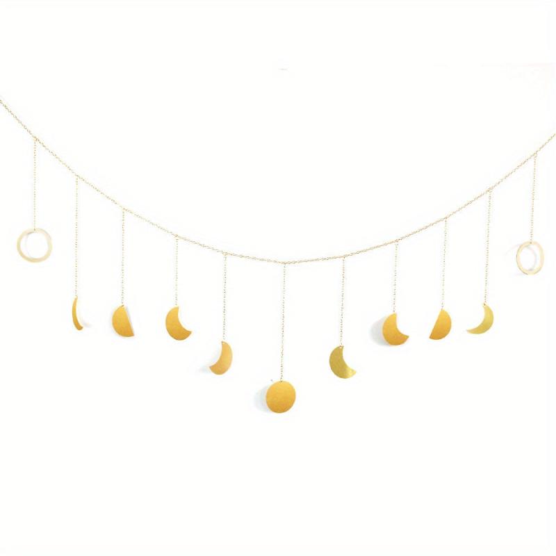 Moon Phase Wall Hanging Boho Decor Garland Moons Hanging Art