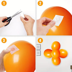 200pcs Pack Balloon Glue 1.19cm Party Decoration Accessories