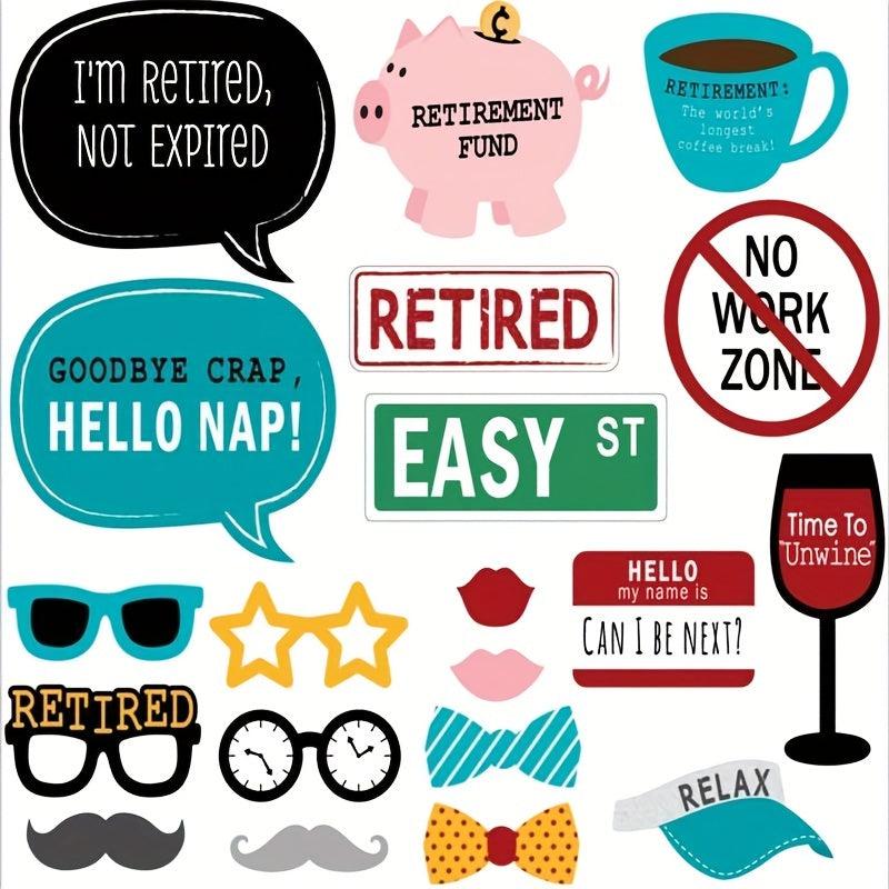 92pc Retirement Party Supplies with Happy Retirement Banner & Decorations