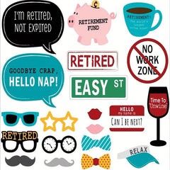 92pc Retirement Party Supplies with Happy Retirement Banner & Decorations