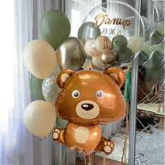 34-Inch Bear Forest Theme Party Decoration Balloon