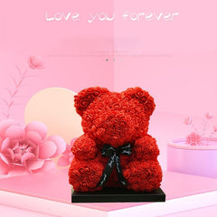 Rose Teddy Bear Gift for Her - Perfect Romantic Gift for Girlfriend, Wife