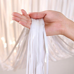Macaroon Powder Trimmed Curtain Door Rain Curtain Decoration