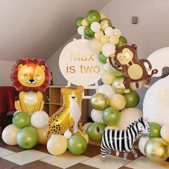 7pcs XXL Foil Balloon Animals - Jungle Animals Balloons