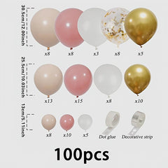 100pcs Proposal Wedding Balloon Arch Set