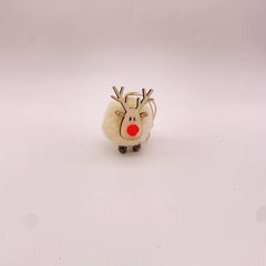 Christmas Reindeer Wool Ball Tree Decoration