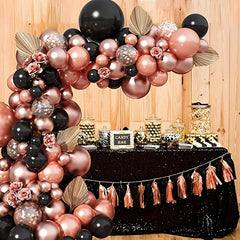 100pcs Rose Balloon Garland Set for Wedding Birthday Graduation