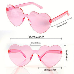 Heart Shaped Candy Sunglasses for Party Decor