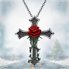 Rose Pendant Ladies Banquet Jewelry Anniversary Gift