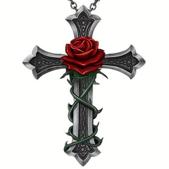 Rose Pendant Ladies Banquet Jewelry Anniversary Gift