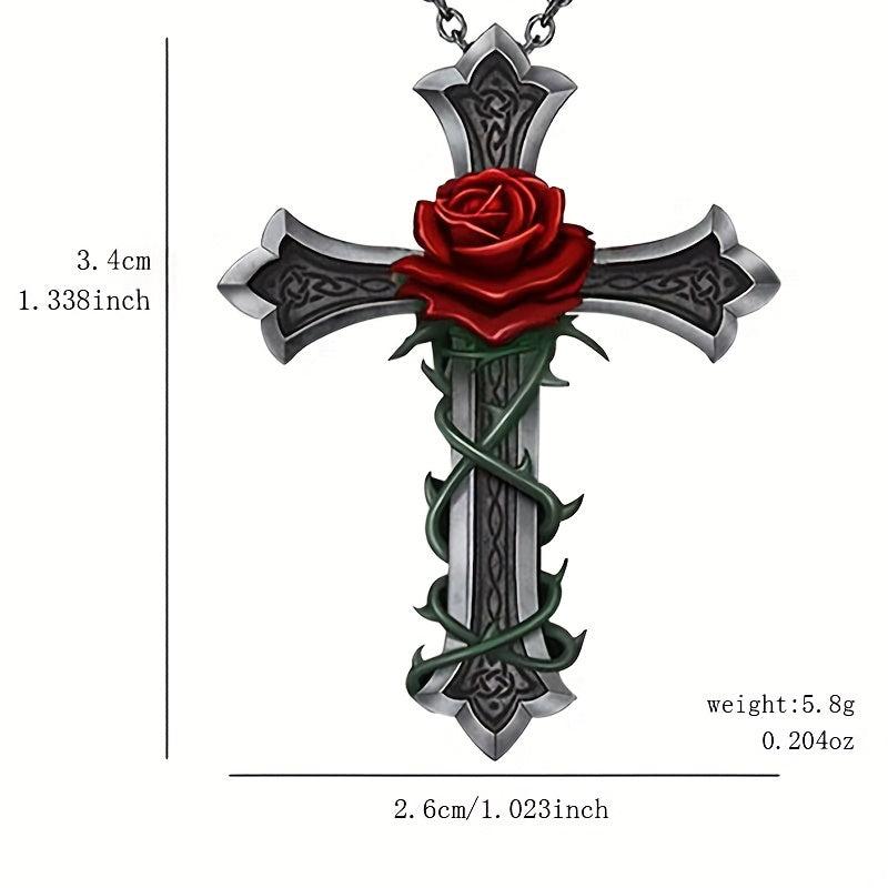 Rose Pendant Ladies Banquet Jewelry Anniversary Gift
