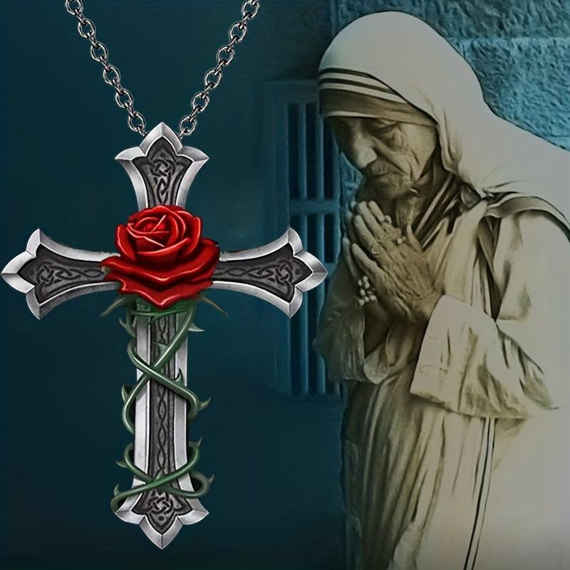 Rose Pendant Ladies Banquet Jewelry Anniversary Gift